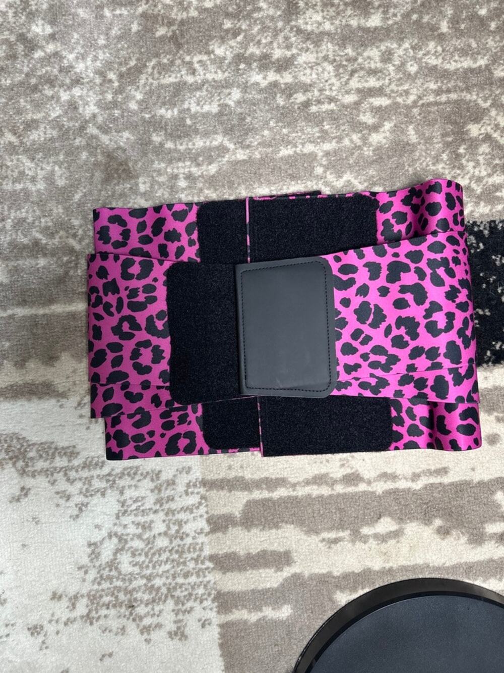 FeelinGirl Waist Trainer Belt Women Tummy Control Cincher Pink Leopard Shapewear